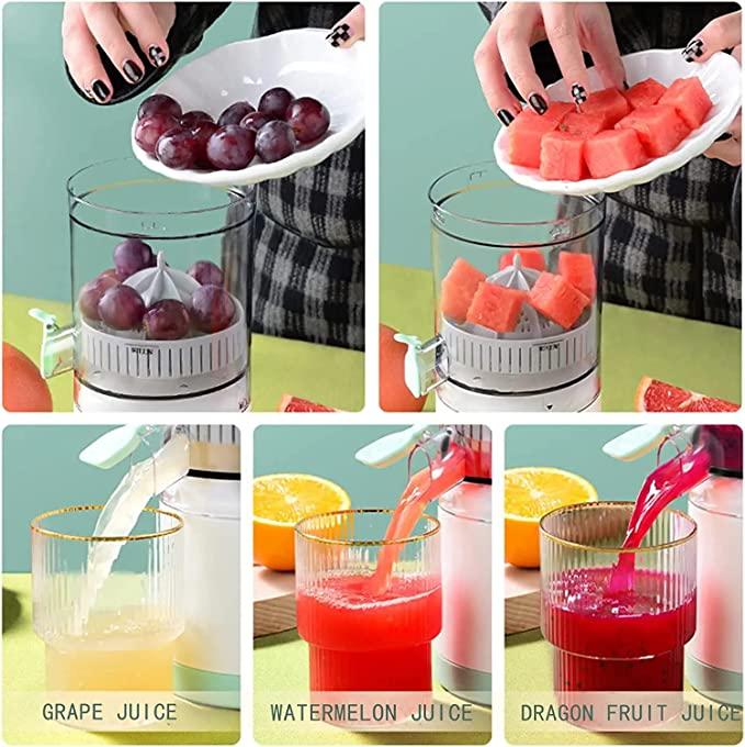 Portable Citrus Juicer : Ideal for juicing halved citrus fruits